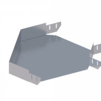 Лоток угловой горизонтальный ЛМс-90Г 500х65-1,2ц УТ1,5