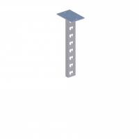 Стойка кабельная потолочная К1150Пц УТ1,5 (s=2,5мм, s1=5,0мм)