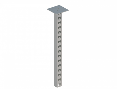 Стойка кабельная потолочная сдвоенная К1152П2 У3 (s=2,5мм, s1=5,0мм)