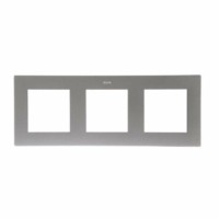 Рамка 3-м Simon24 алюм. 2400630-033