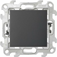 Переключатель 1кл. СП проходной механизм 1п 2мод. Simon 24 10А IP20 Push&Go графит Simon 2420251-038