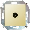 Розетка телевизионная одиночная ТВ СП Simon15 винт. зажим механизм сл. кость Simon 1591475-031