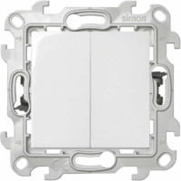 Выключатель 2кл. 1п 2мод. СП Simon 24 Push&Go 10А IP20 механизм бел. Simon 2420398-030