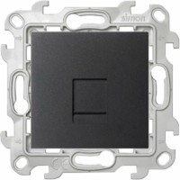 Розетка ТФ СП Simon24 RJ11 IP20 механизм графит Simon 2410480-038