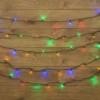 Гирлянда светодиодная “Твинкл Лайт” 4м 25LED мультиколор 2Вт 230В IP20 с контроллером 8 режимов провод ПВХ темн. зел. Neon-Night 303-019