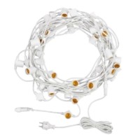 Гирлянда “Белт Лайт” 20м шаг 50см 40 патронов 50Вт IP44 провод каучук белый Neon-Night 331-334