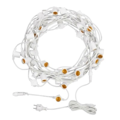 Гирлянда “Белт Лайт” 20м шаг 50см 40 патронов 50Вт IP44 провод каучук белый Neon-Night 331-334