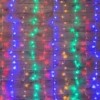 Гирлянда светодиодная “Светодиодный Дождь” 1.5х1м 96LED мультиколор 8Вт 230В IP20 с контроллером провод прозр. Neon-Night 235-029