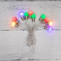 Гирлянда светодиодная “Мини-лампочки” 1.5м 10LED мультиколор 0.1Вт IP20 провод ПВХ прозр. элементы питания 2хAA (не в компл.) Neon-Night 303-074