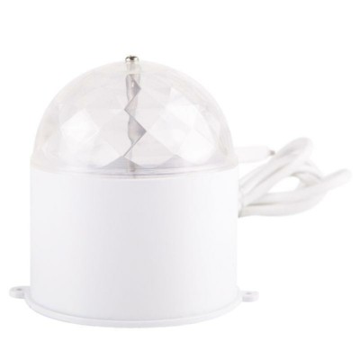 Лампа СДЛ Диско 6Вт шар 3LED RGB 230В IP20 в компакт. корпусе Neon-Night 601-252