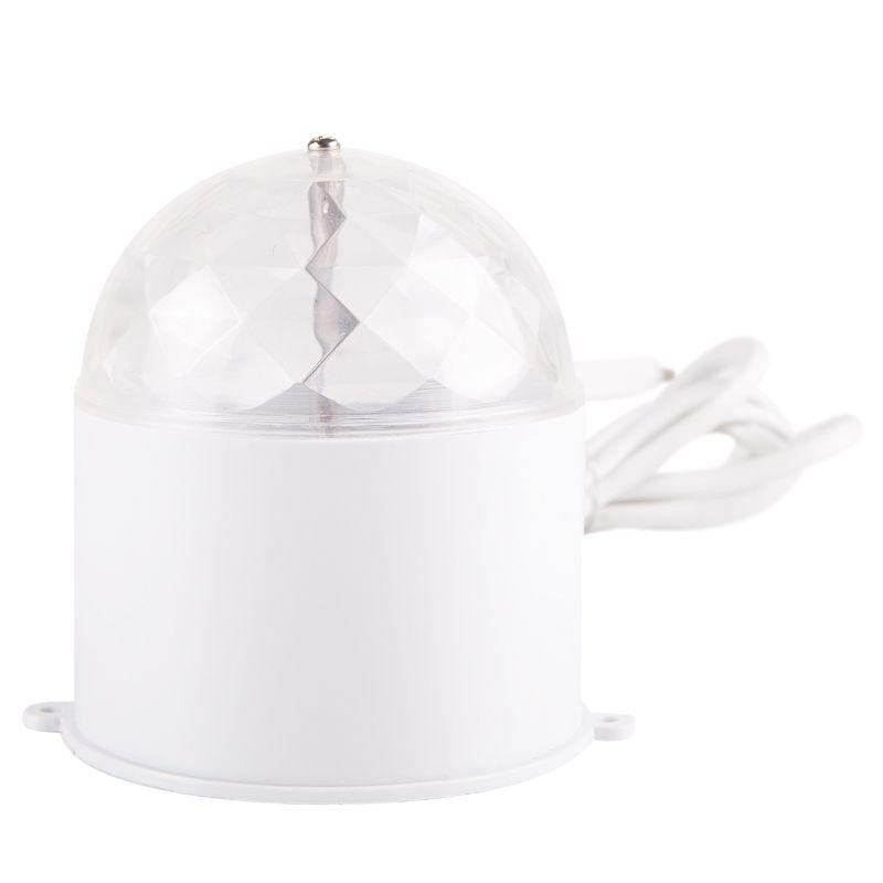 Лампа СДЛ Диско 6Вт шар 3LED RGB 230В IP20 в компакт. корпусе Neon-Night 601-252