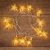 Гирлянда светодиодная “Звезды” 1.2м 12LED тепл. бел. 0.5Вт IP20 на солнечной батарее Neon-Night 303-070