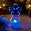 Фигура светодиодная “Ангел 2D” 10см 1LED RGB 1.5Вт IP20 на подставке элементы питания 3хAG13(LR44) (в компл.) Neon-Night 501-044