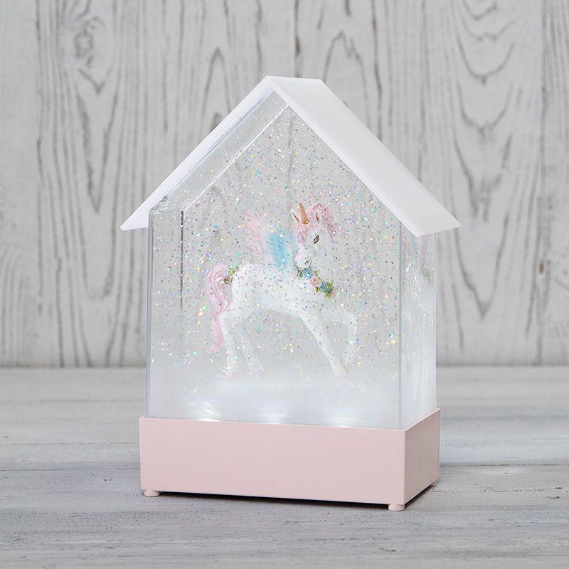 Светильник светодиодный декоративный "Единорог" 1LED тепл. бел. 0.51Вт IP65 с конфетти и мелодией USB Neon-Night 501-186