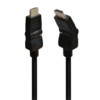 Кабель HDMI(M)-HDMI(M) 1m,вращающийся коннектор 180⁰ версия 1.4 серия Эконом (140) Oxion