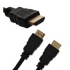 Кабель HDMI(M)-HDMI(M) 2m версия 1.4 серия Стандарт двойной экран золотые контакты (100) Oxion