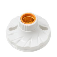 Патрон-стойка E27 белый прямой Oxion LB-009WH-E27