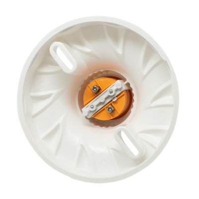 Патрон-стойка E27 белый прямой Oxion LB-009WH-E27 — изображение 3