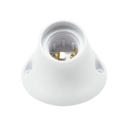 Патрон-стойка Е27 белый наклонный Oxion PVC-H008WH-E27 — изображение 3