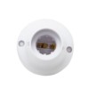 Патрон-стойка Е27 белый прямой Oxion PVC-H005WH-E27