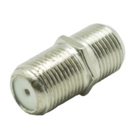 Переходник F гнездо-F гнездо металлический, пакет 100 шт. Oxion