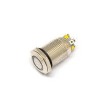 Кнопка антивандальная Ø16 220V 1NO ON-OFF 3A с фиксацией на винтах синяя Oxion