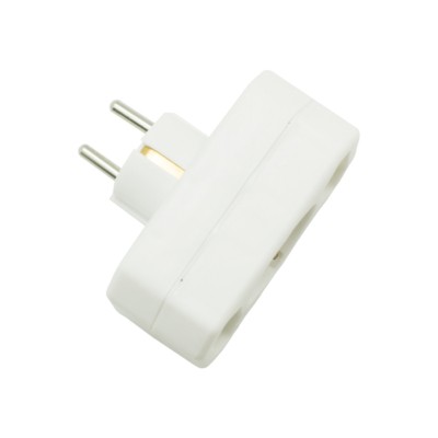 Разветвитель сетевой 3 гнезда Oxion Comfort OX-ACADP2X2.5.1X16WH — изображение 2