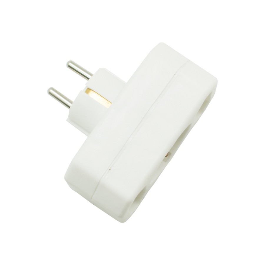 Разветвитель сетевой 3 гнезда Oxion Comfort OX-ACADP2X2.5.1X16WH — изображение 2