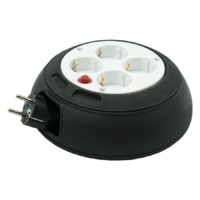 Удлинитель сетевой 4-м 3м Oxion Round OX-SPSS4S3M