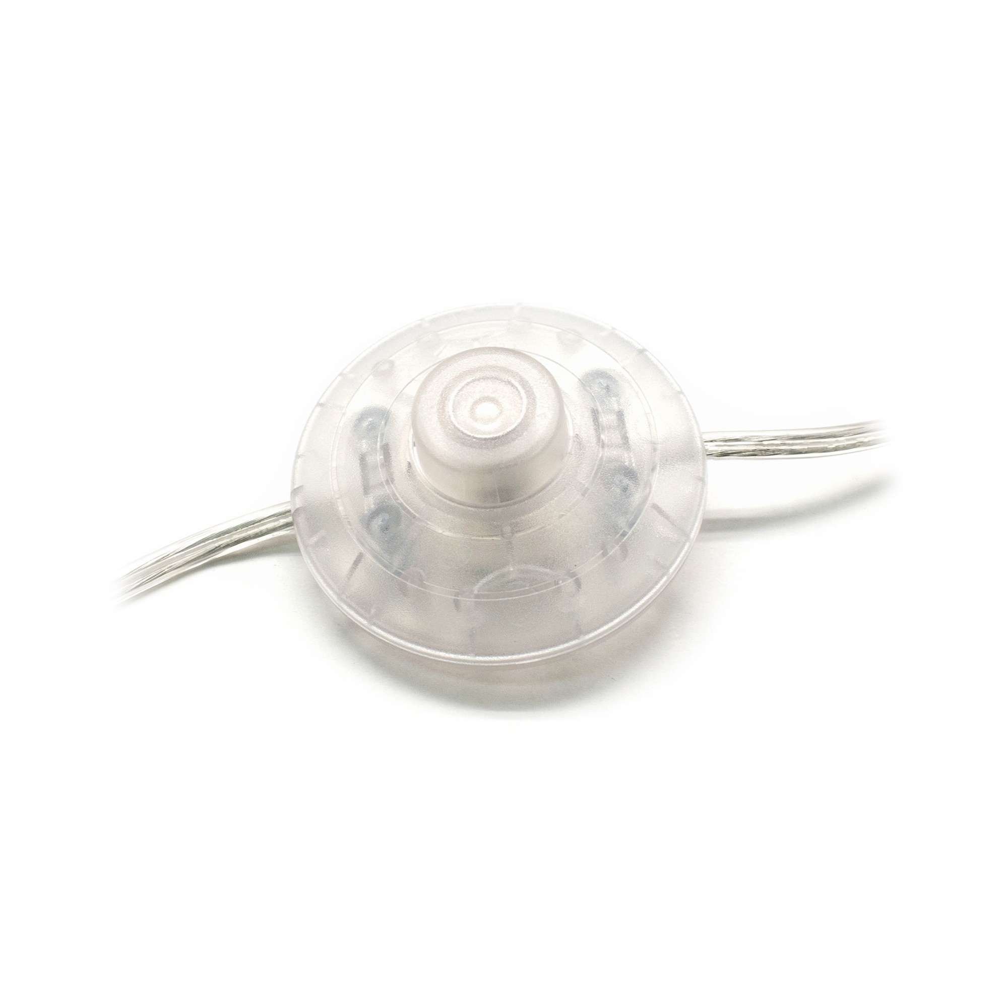 Шнур 2х0,50мм2 с ножным выкл. 1,8м прозрачный Oxion OX-PWS-21 — изображение 4