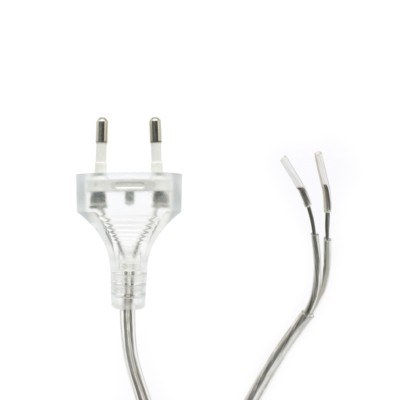 Шнур 2х0,50мм2 с ножным выкл. 1,8м прозрачный Oxion OX-PWS-21 — изображение 3