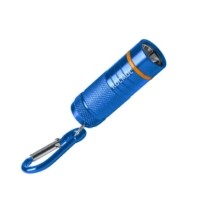 Фонарь брелок 1ВтLED 4xLR44 входят в комплект корпус анодированный алюминий карабин Космос KOC205B