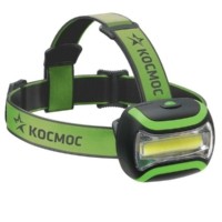 Фонарь светодиодный налобный 3Вт КОБ Космос KOC-H3WCOBLED