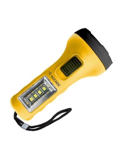 Фонарь ручной 0.5ВтLED+4SMD(1Вт) 1xAA корпус ABS-пластик ремешок ручной Космос KOC119B