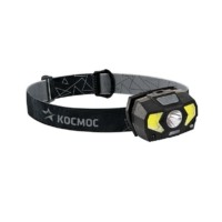 Фонарь светодиодный налобный 3Вт ХРЕ LED 2х2Вт СОВ красн. светодиод Космос KocHuntHelper5W