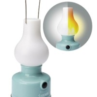 Фонарь кемпинговый 3Вт 3xAA с эффектом живого пламени корпус ABS-пластик матов. рассеив. Космос KOC603B