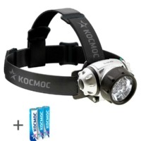 Фонарь светодиодный налобный H7LED 7хLED 3хAAA(R03) Космос KOC-H7-LED