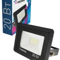 Прожектор светодиодный 20Вт 6500К IP65 1600лм Космос K_PR5_LED_20
