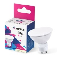 Лампа СДЛ 10.5Вт 3000К GU10 220В Космос LkecLED10.5wGU10C30