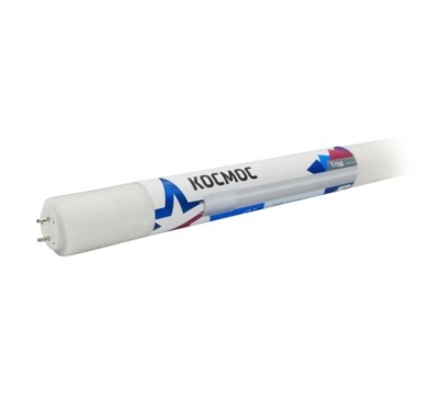 Лампа СДЛ 10Вт 220В G13 6500К GLASS 600мм T8 Космос Lksm_LED10wG13T865GL
