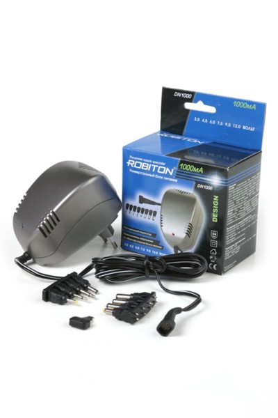 Robiton DN1000 1000мА нестабилизированный, 8 насадок BL1