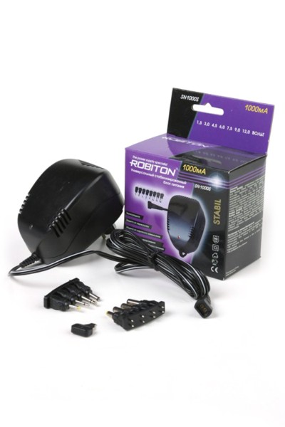 Robiton SN1000S 1000мА стабилизированный, 8 насадок BL1