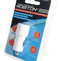 Robiton TwinUSB2400/AUTO 4800мА с 2 USB входом (12-24B) BL1
