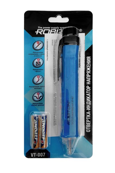 Robiton VT-007 отвертка индикаторная многофункциональная BL1