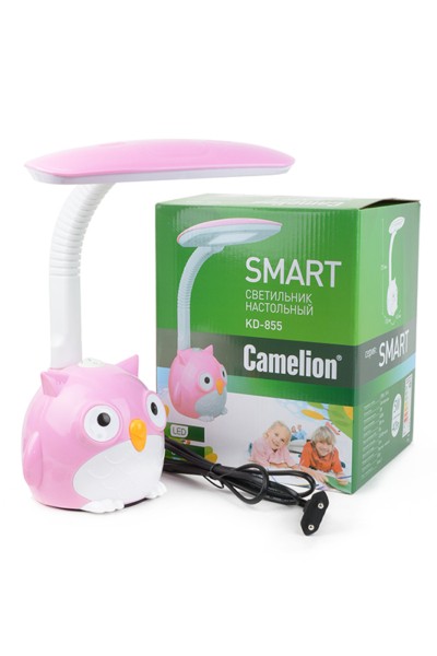 Camelion KD-855C14 Сова 5Вт 6500К розовый