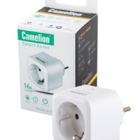 Camelion Smart Home BNS/SH-1/16A/WIFI 16A с/заз 4000Вт WiFI+счетчик+измерение мощности