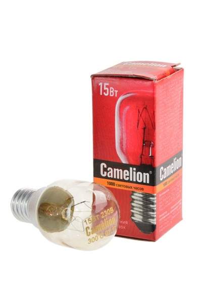 Лампа ЛН Camelion 15/PT/CL/E14 для духовок