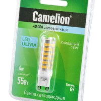 Лампа СДЛ Camelion LED6 G9/845/G9 6Вт 4500K
