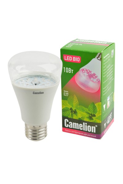 Camelion BIO LED10-PL/BIO/E27 для растений 10Вт