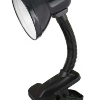 Светильник UF-320P С02 настол. прищепка 230В 60Вт E27 ЛОН черн. Ultraflash 12371